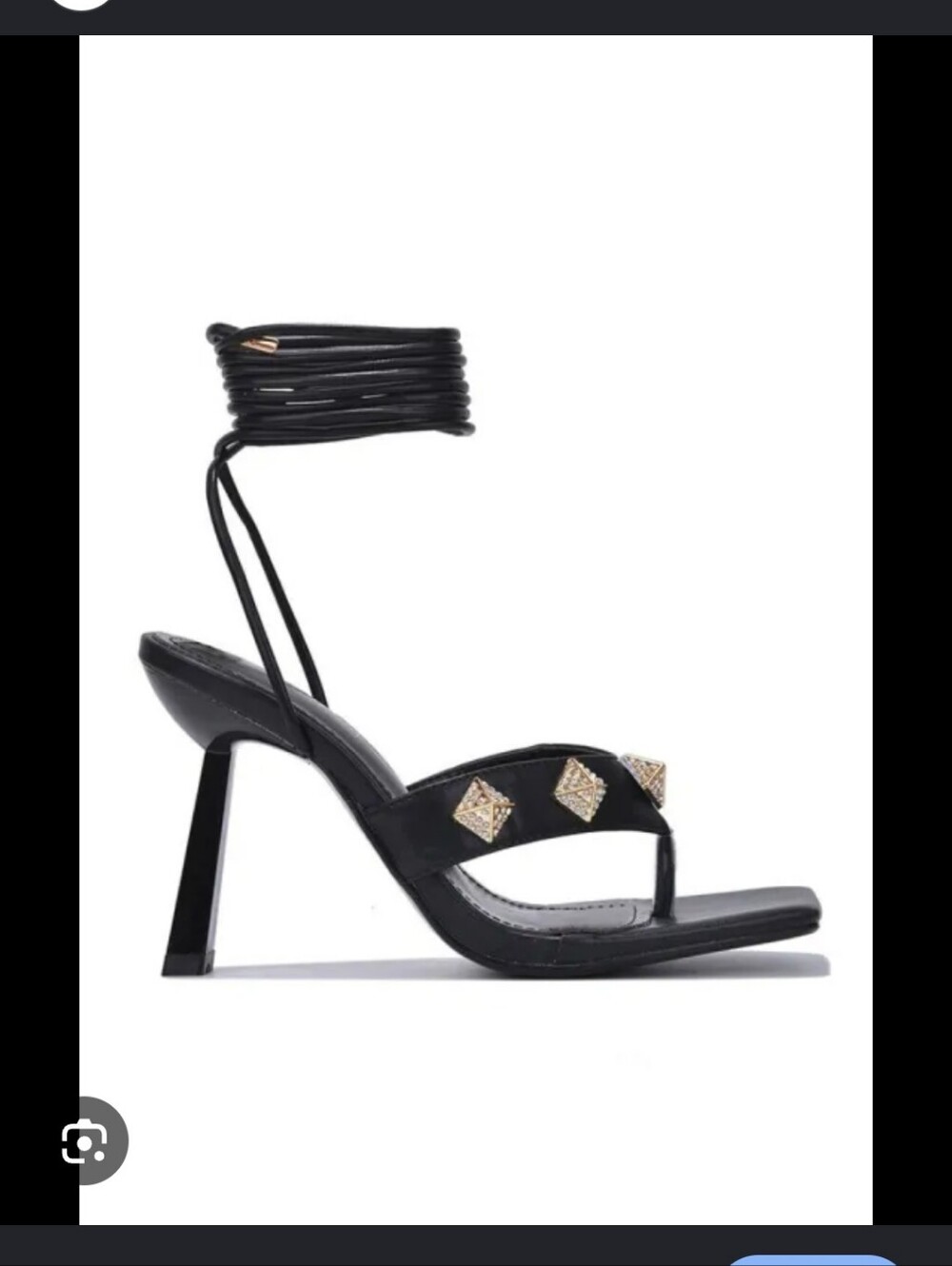 Cape Robbin Rona Black Sandal